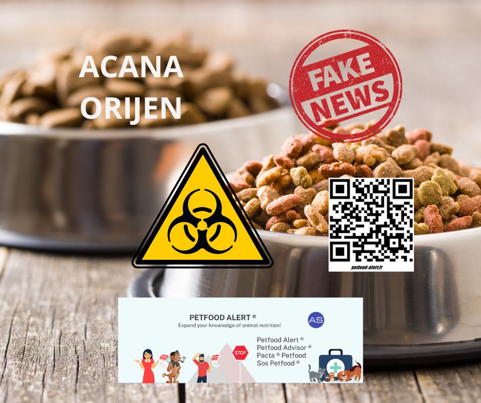 Quels sont les arguments démontrant que les croquettes Acana et Orijen sont toxiques ?
